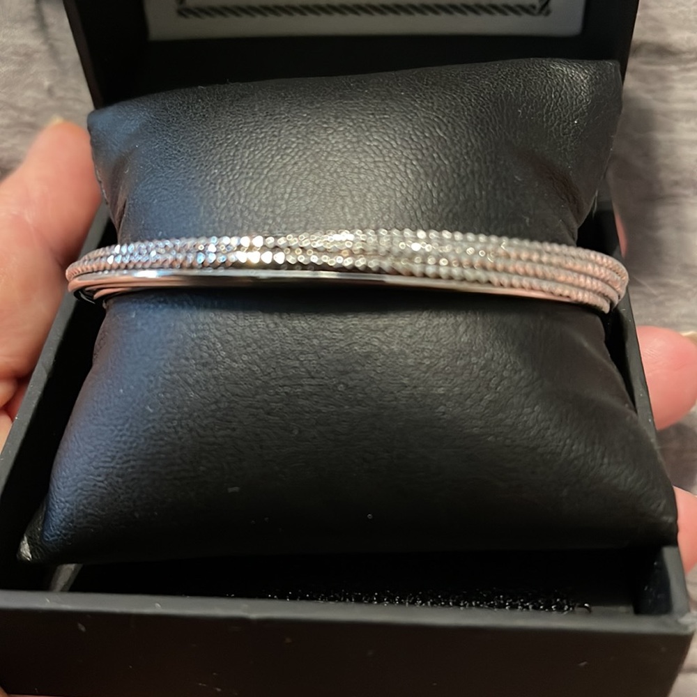 Nib Silver Plated Adjustable Bracelet - image 2